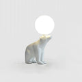 Polar Bear Table Lamp Model A: ∅ 9.4″ x H 14.5″ / Dia 24cm x H 37cm / White / US plug Table lamp