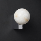 Spanish Alabaster Globe Wall Sconce