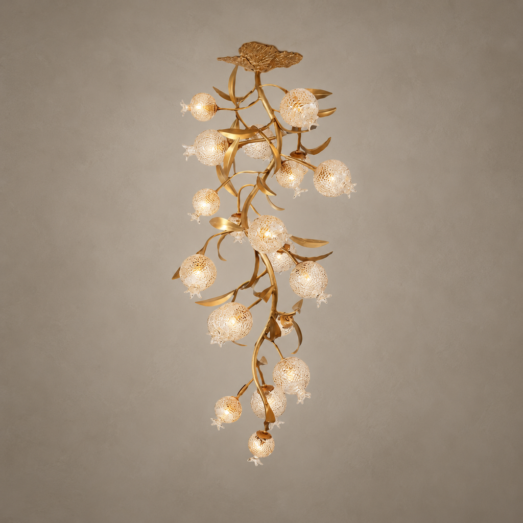 Pomegranate Brass Ceiling Lamp