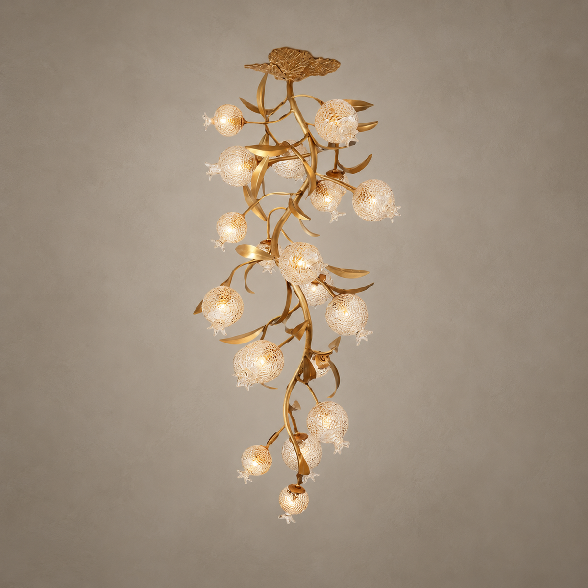 Pomegranate Brass Ceiling Lamp