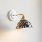 Porcelain Indigo Wall Lamp