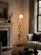 Pose Yoga Sculpture Floor Lamp