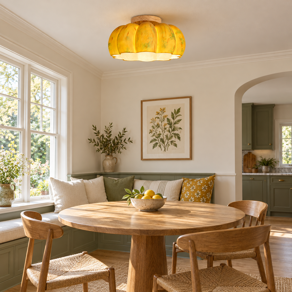 Pumpkin Ceiling Light