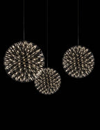 Gold Spark Ball Pendant Light