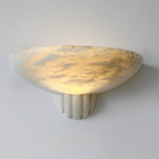 Rare Alabaster Wall Sconce