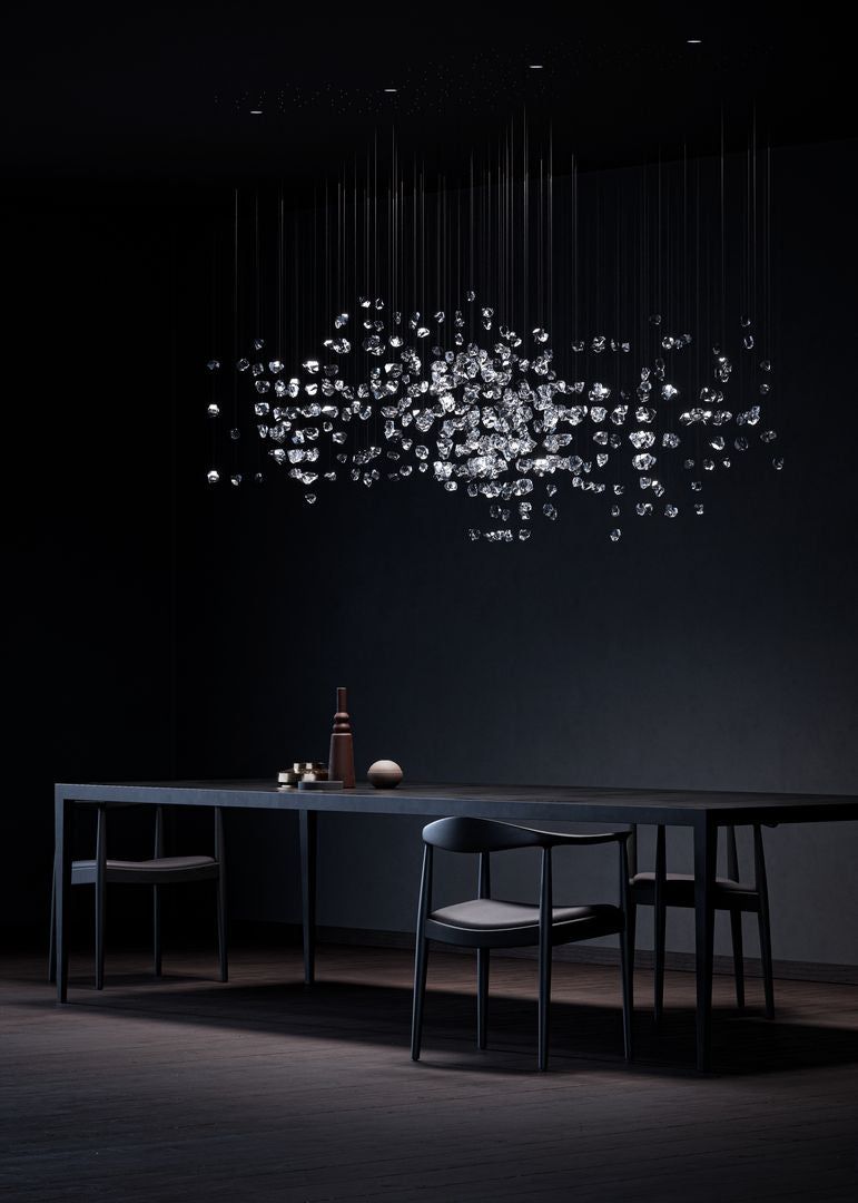 Raw Crystal Customize Chandelier
