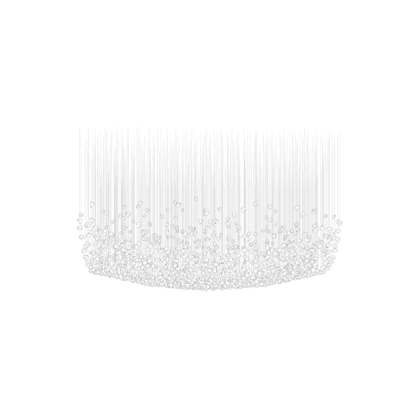 Raw Crystal Customize Chandelier