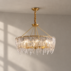 Rectangular Icicle Glass Chandelier