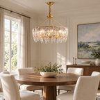 Rectangular Icicle Glass Chandelier