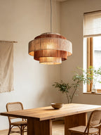 Reed Tiered Rope Pendant Lamp