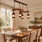 Retro Boat Wood Chandelier
