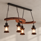 Retro Boat Wood Chandelier