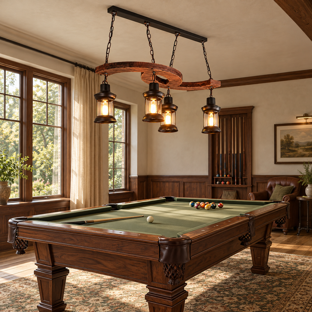 Retro Boat Wood Chandelier
