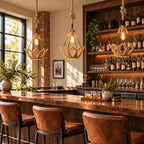Retro Hemp Rope Interesting Pendant Light