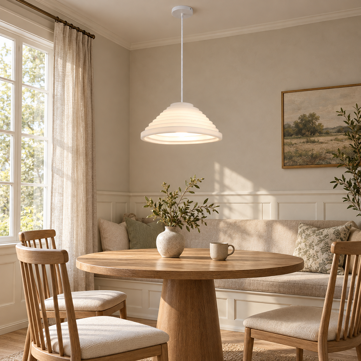 Rice Field Acoustic Acrylic Pendant Lamp