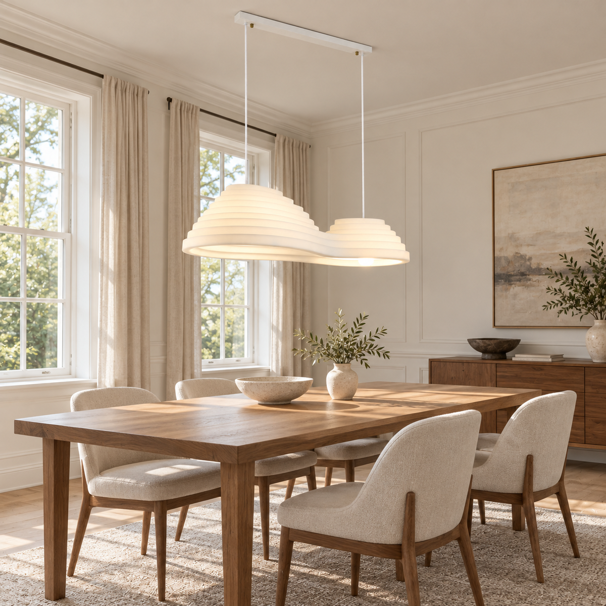 Rice Field Acoustic Acrylic Pendant Lamp