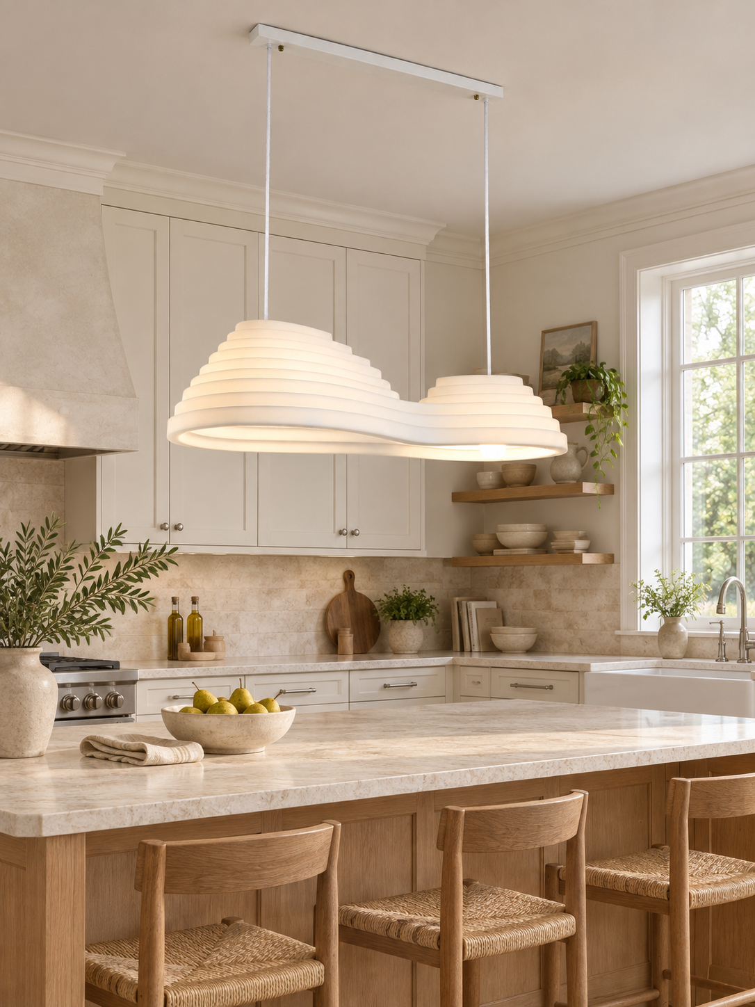 Rice Field Acoustic Acrylic Pendant Lamp