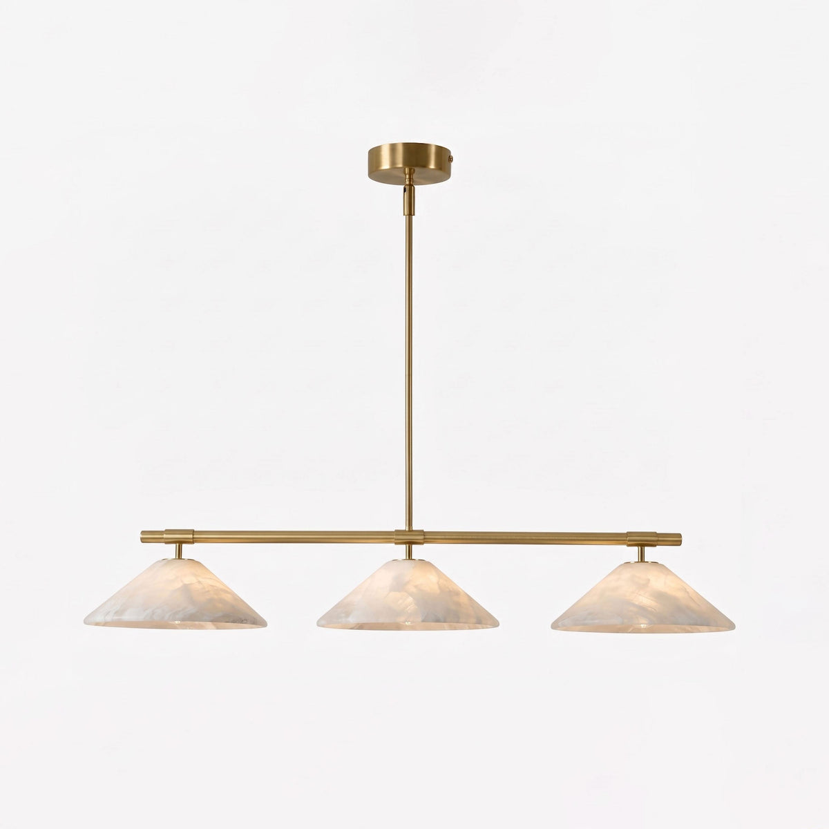 Ridgeline Alabaster Linear Chandelier