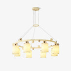 Ring Glass Cup Chandelier