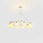 Ring Glass Cup Chandelier
