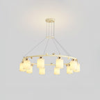 Ring Glass Cup Chandelier