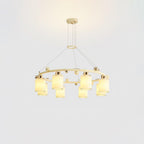 Ring Glass Cup Chandelier