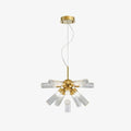 Ringold Sputnik Chandelier ∅ 19.7″ x H 11.8″ / Dia 50cm x H 30cm / Gold + White Chandelier
