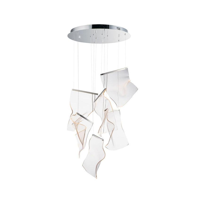 Acrylic LED Chandelier 6heads ? 19.7″ x H 59″ / Dia 50cm x H 150cm / Small: W 7.1″ x H 10.2″ / W 18cm x H 26cm / Silver