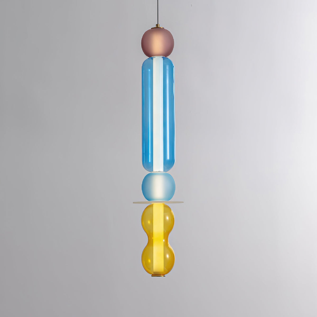 Ripple Series Pendant Lamp Model E Dia 15cm x H 70cm / ∅ 5.9″ x H 27.6″ / Warm Light Pendant light