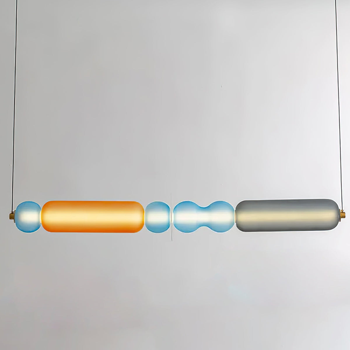 Ripple Series Pendant Lamp Model I L 105cm x H 15cm / L 41.3″ x H 5.9″ / Warm Light Pendant light