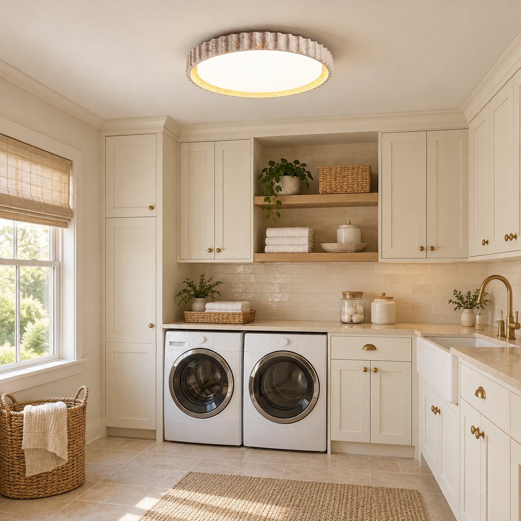 Riva Stone Ceiling Light