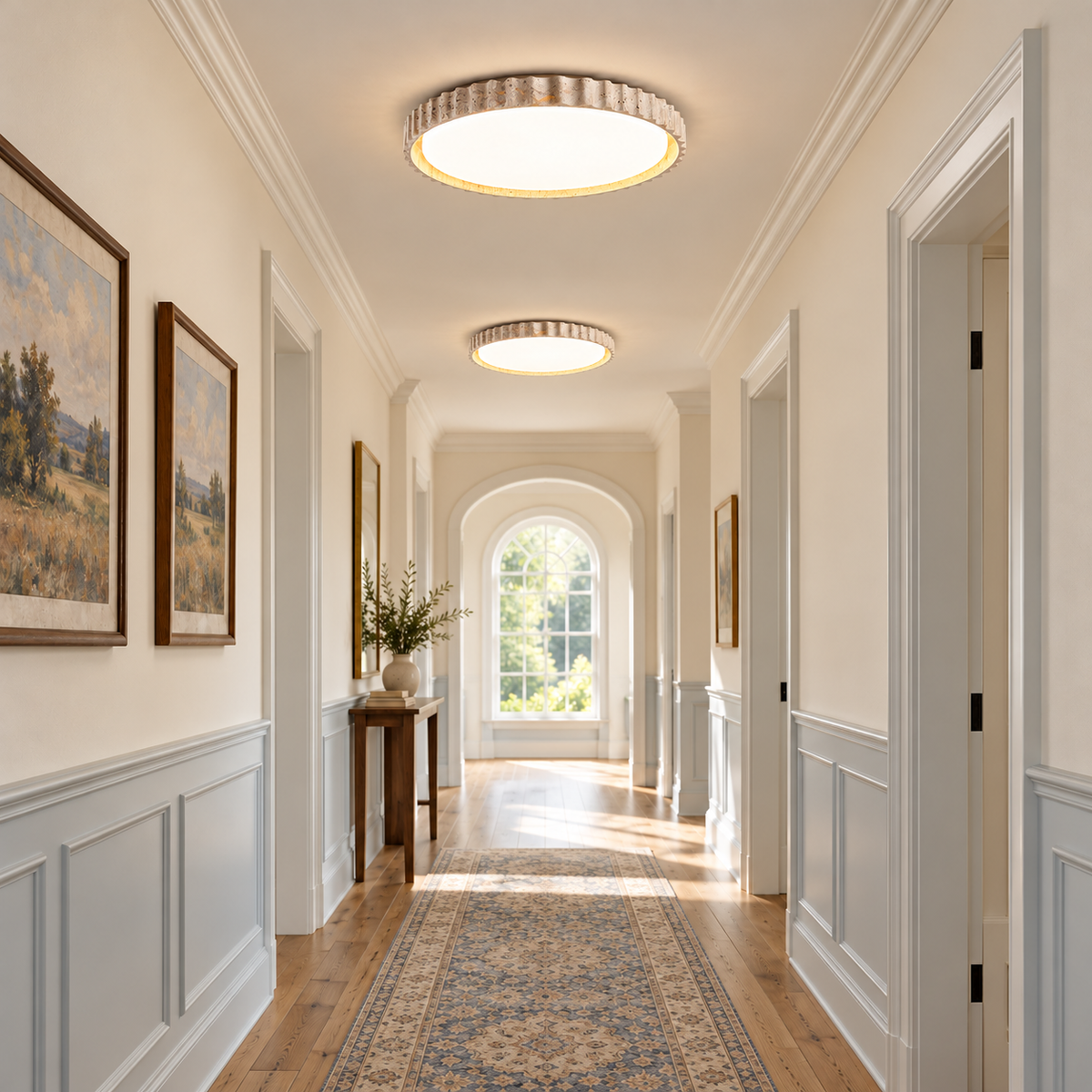 Riva Stone Ceiling Light