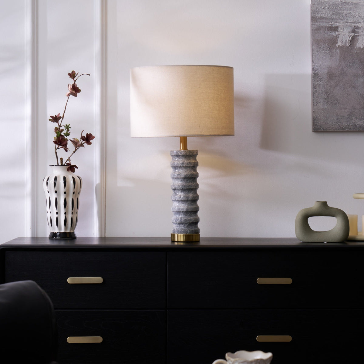 Rivara Stone Table Lamp