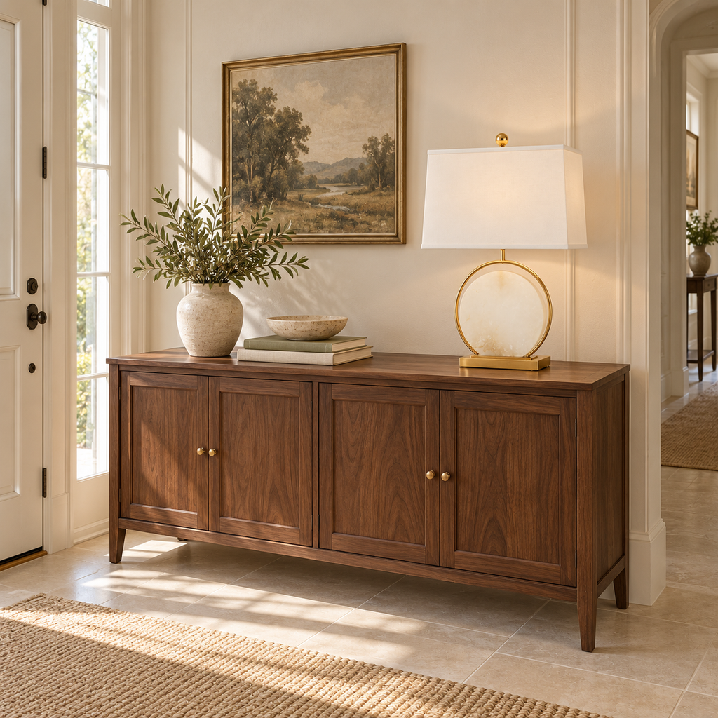 Roma White Alabaster Table Lamp