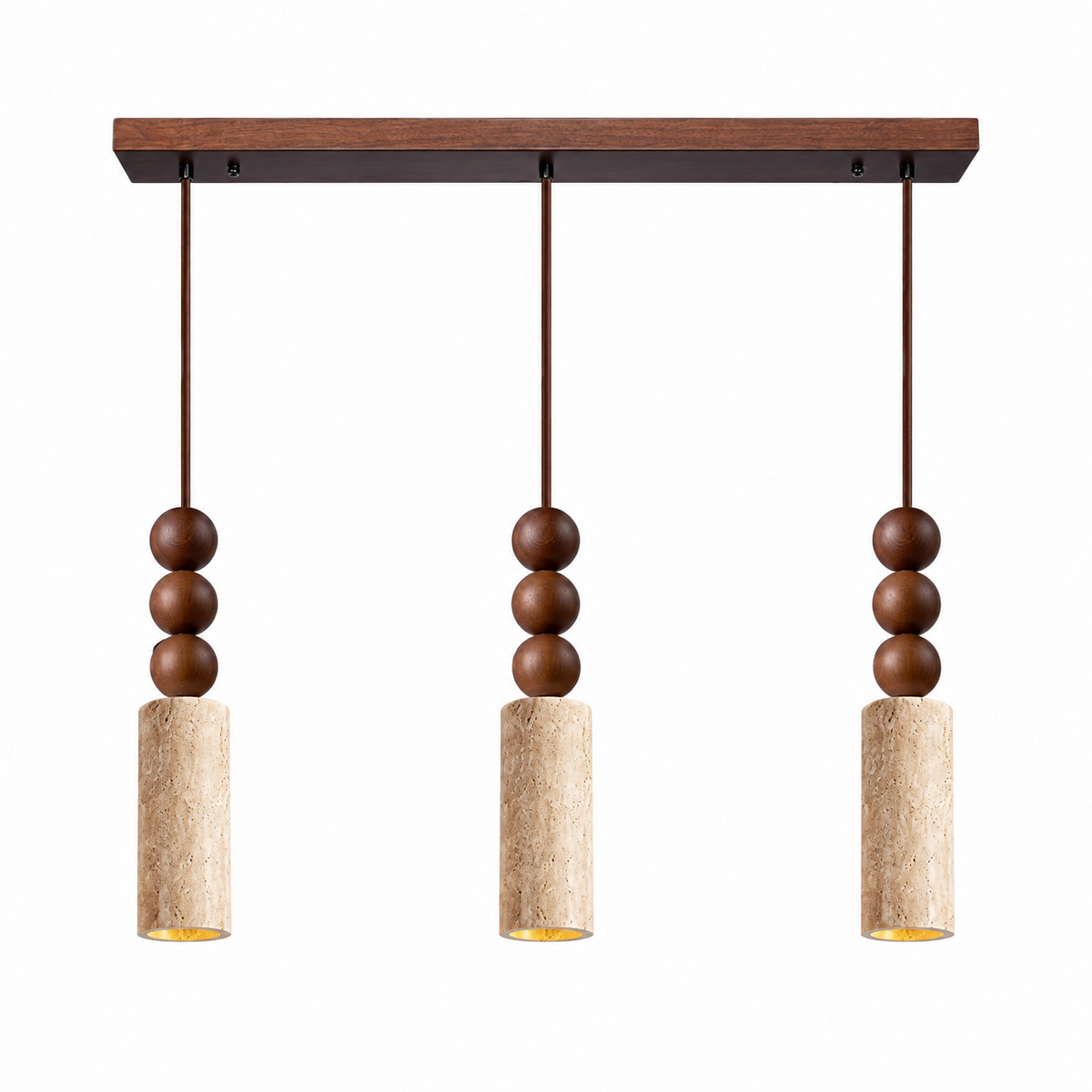 Rosary Bead Pendant Lamp