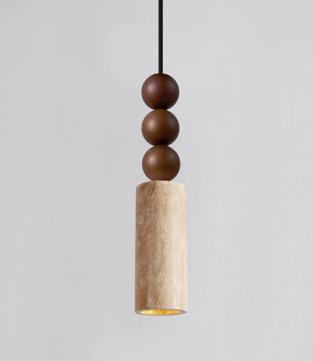 Rosary Bead Pendant Lamp