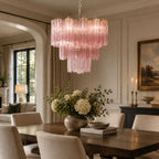 Rose Tubes Glass Chandelier