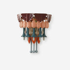 Roselle Ceramic Fringe Wall Lamp