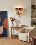 Roselle Ceramic Fringe Wall Lamp