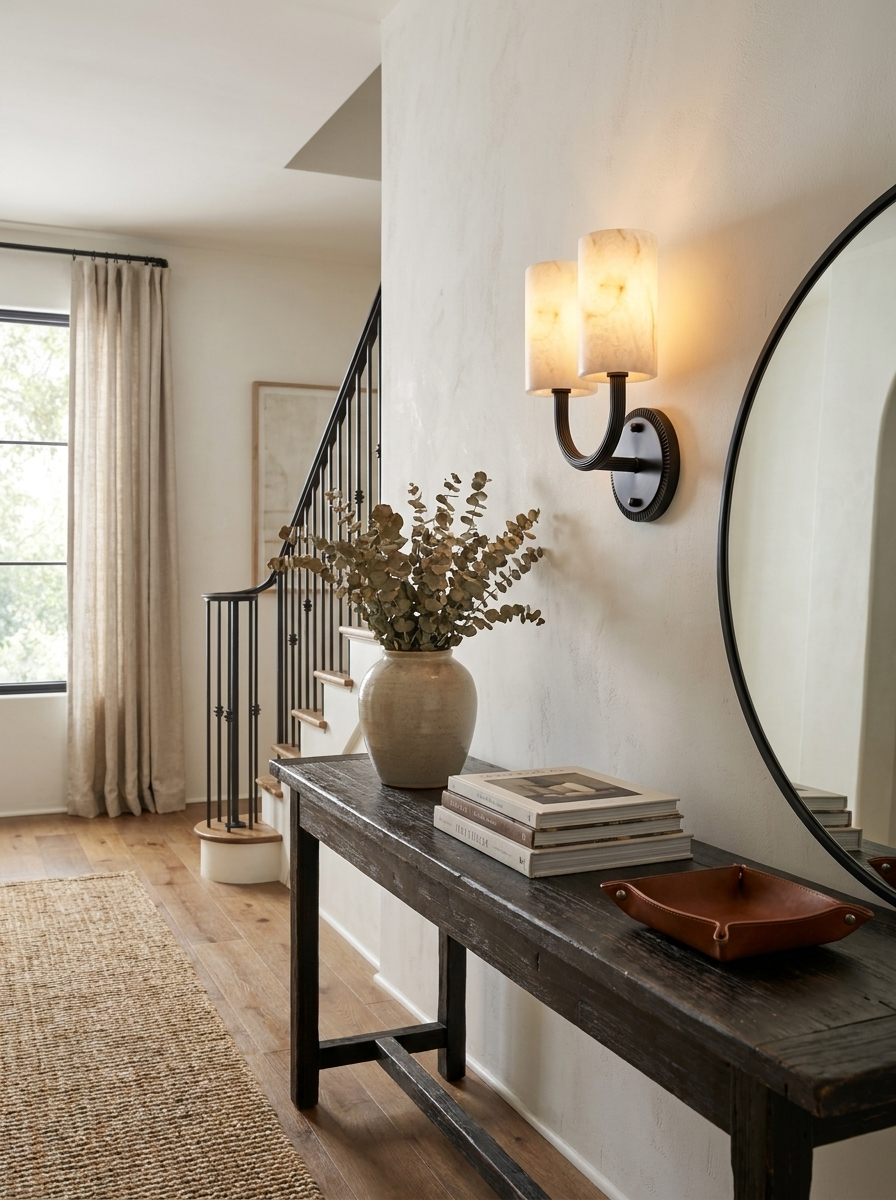 Cadence Alabaster Wall Sconce