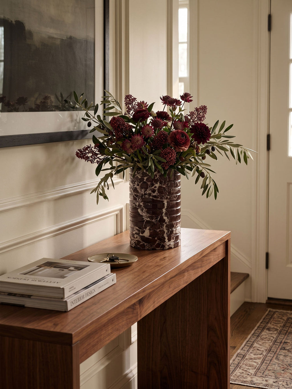 Rosso Levanto Marble Vessel