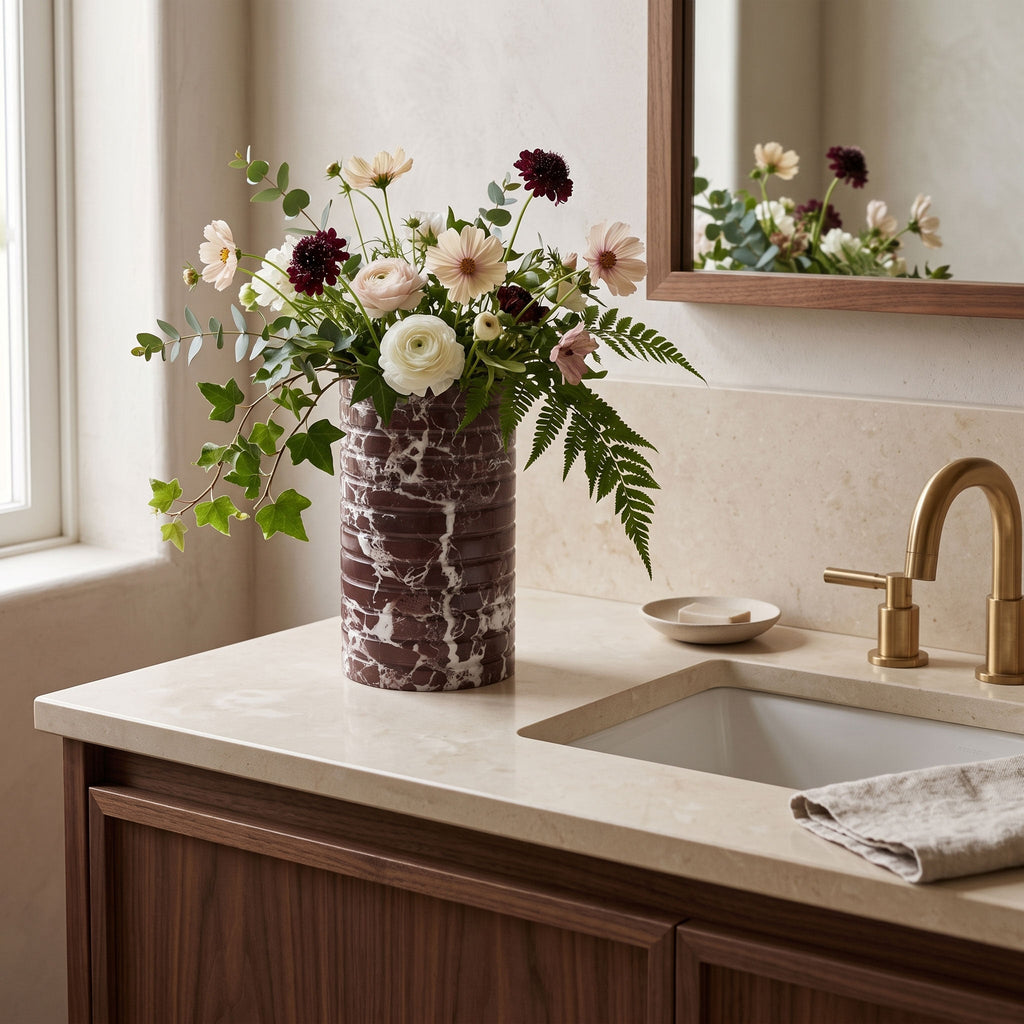 Rosso Levanto Marble Vessel