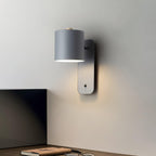 Rotatable Cylinder Rechargeable Wall Lamp