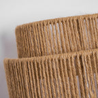 Rustic Weave Wall Lamp
