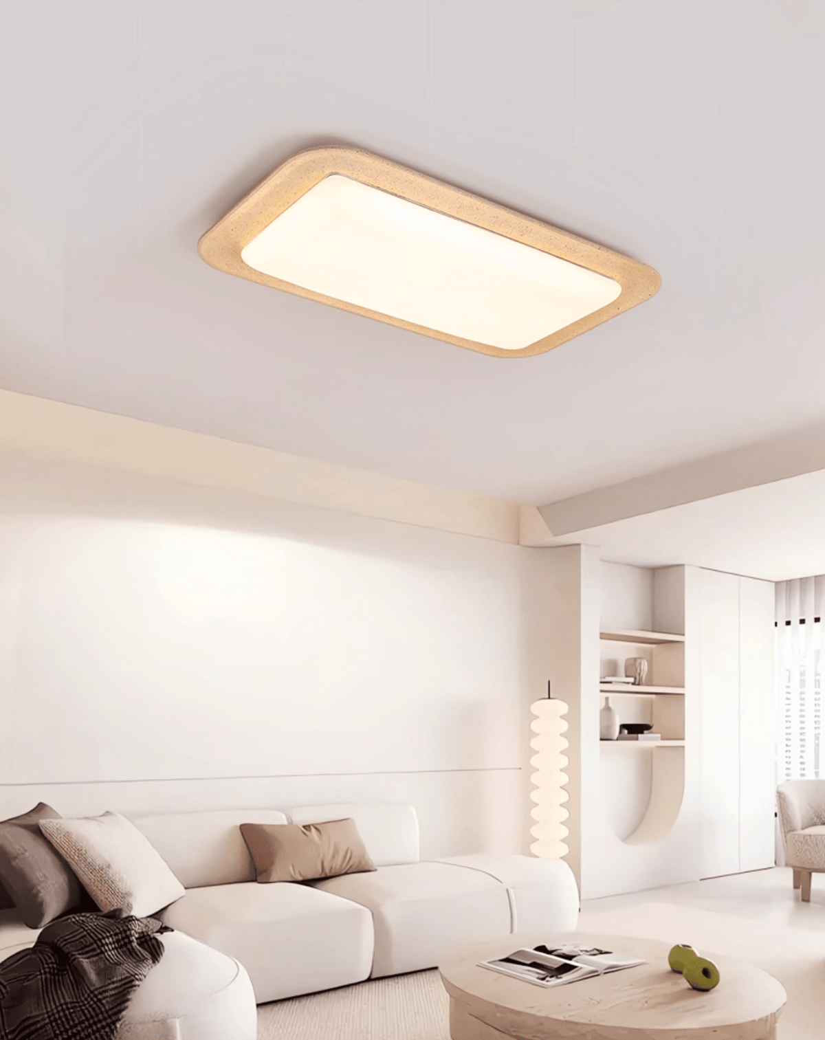 Sandveil Travertine Ceiling Light