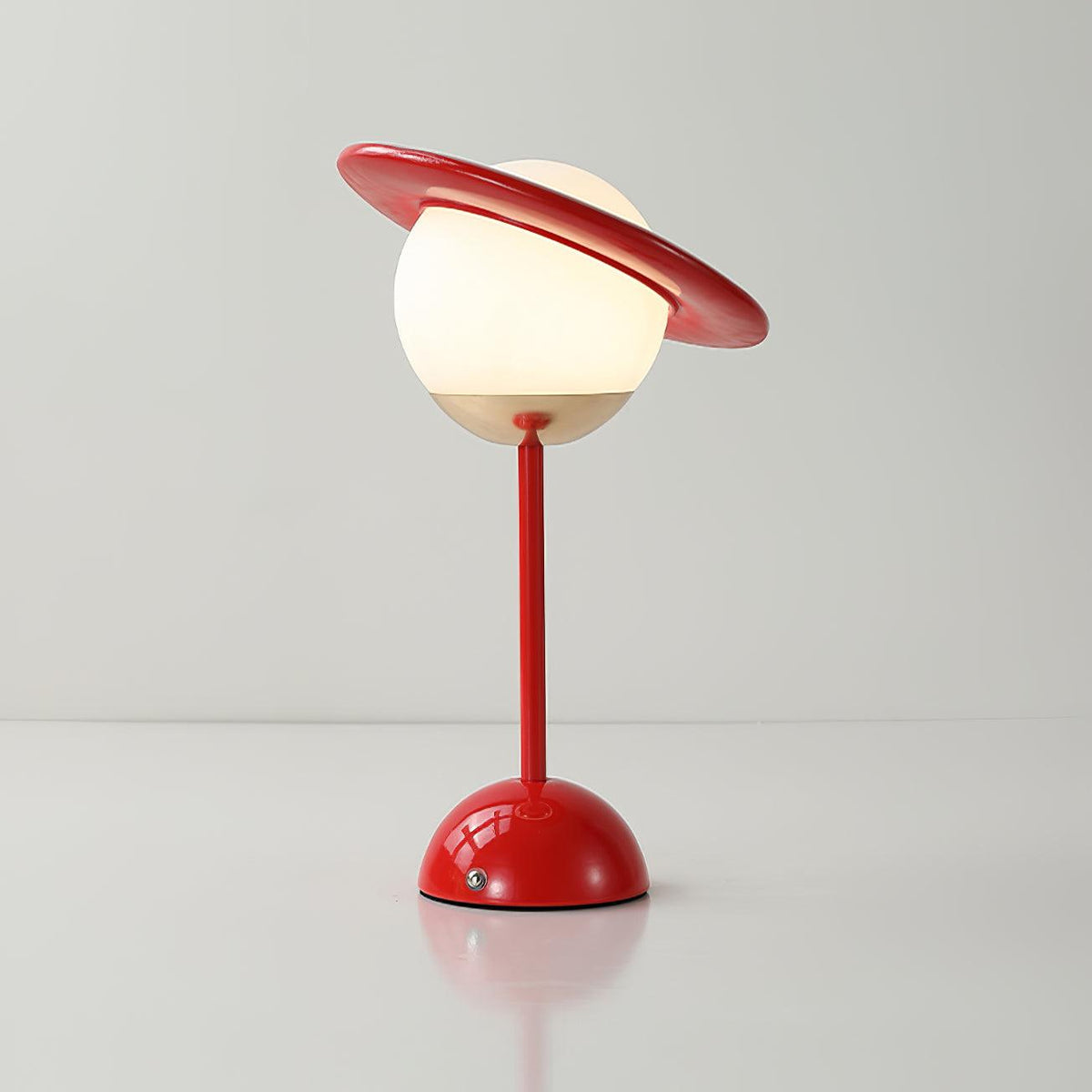 Saturn Planet Table Lamp ? 7.8″ x H 12.5″ / Dia 20cm x H 32cm / Red / US Plug Table lamp