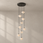 Saucer Alabaster Pendant Light