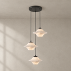 Saucer Alabaster Pendant Light