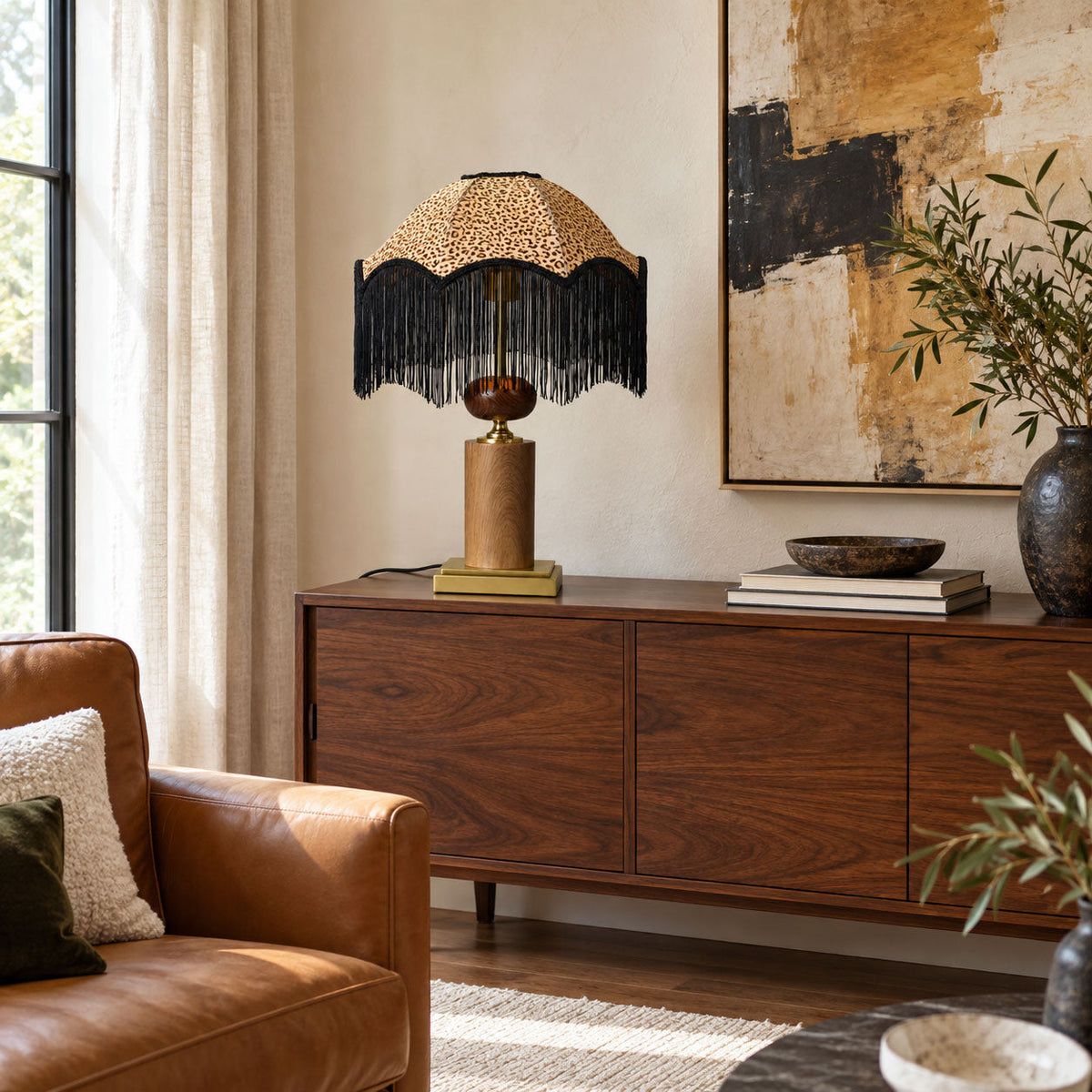 Savanna Fringe Table Lamp