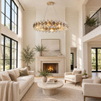 Scale Crystal Round Chandelier